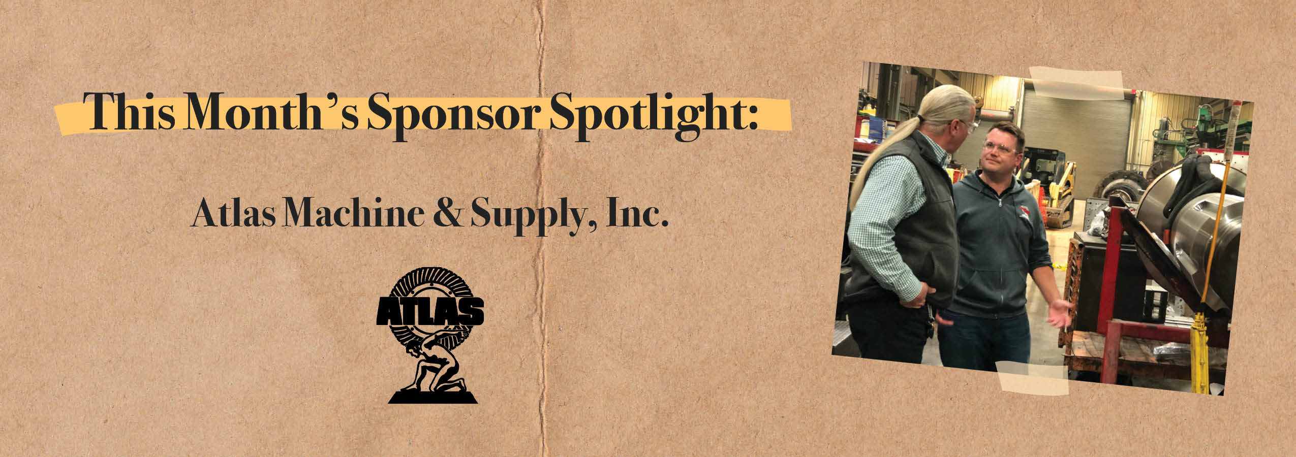 Sponsor Spotlight Atlas Machine Supply Inc Tony And Kim Cash